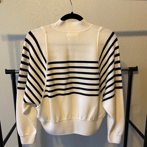 molli breton sweater with deep armholes milk
